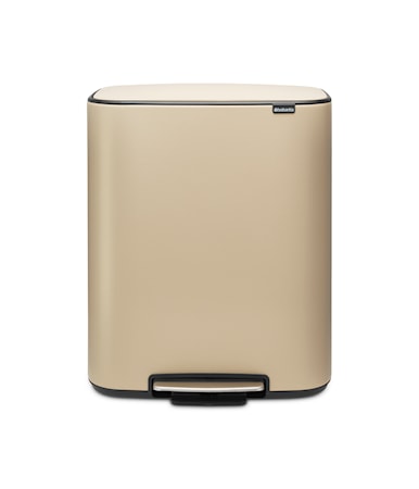 Bo Soptunna med Pedal & Plastinnerhink Guld 60 L