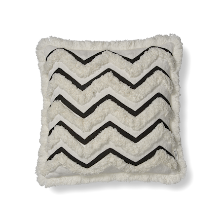 Camden Kuddfodral Vit/Svart 50x50 cm