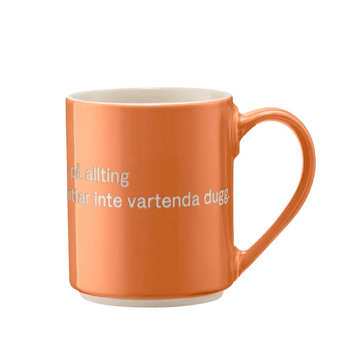 Design House Stockholm Mugg Astrid Ingen ordning Orange