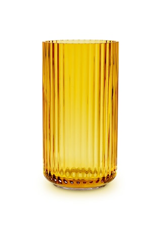 Lyngby Vas Amber Munblåst Glas H20,5 cm
