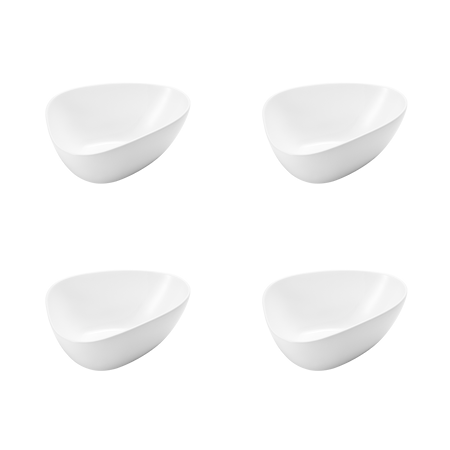 Sky Skål Set Vit 4-pack