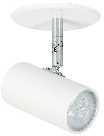 Tyson Enkelspot Mattvit LED 5W GU10