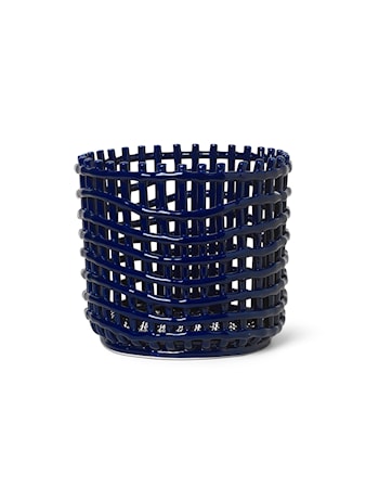 Ceramic Basket - Large - Blue