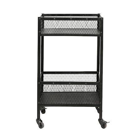 Trolley Svart 2 lådor Small