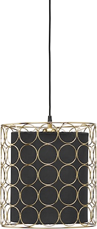Taklampa Ring Guld/Svart