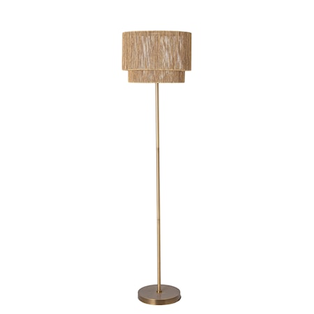 Golvlampa Mässing Metall