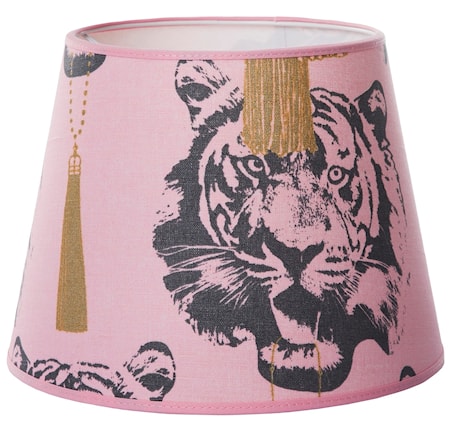 Coco tiger lampskärm pink - Small
