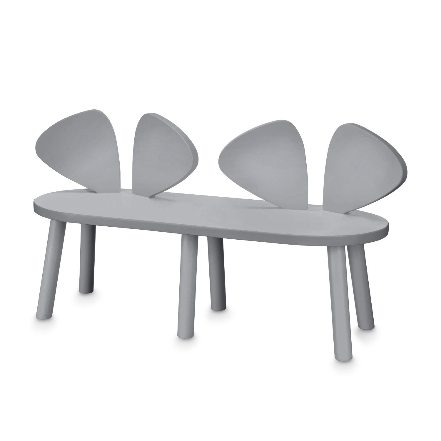 MOUSE BENCH grey barnbänk, Nofred