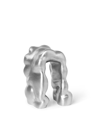 Morf Skulptur Brushed Aluminium