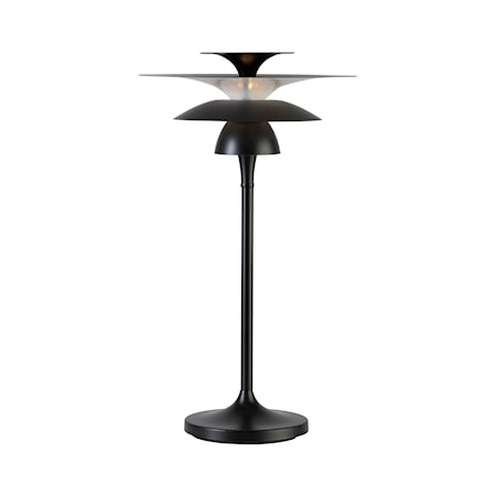 Picasso Bordslampa Mattsvart LED 62x35 cm