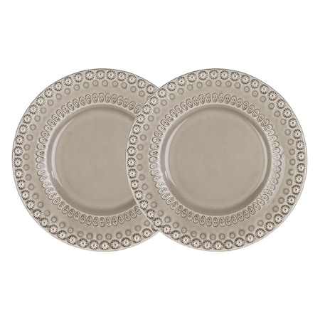 DAISY Middagstallrik Greige 29 cm 2-pack