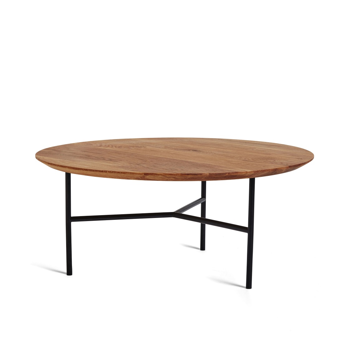 TRIBECA soffbord 80 cm oljad ek / svart, Mavis