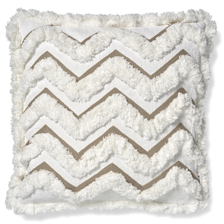 Camden Kuddfodral Vit/Taupe 50x50 cm
