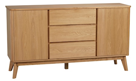 Yumi Sidobord Lackad Ek 152 cm