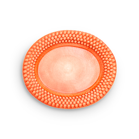 Bubbles Fat Ovalt Orange 35 cm