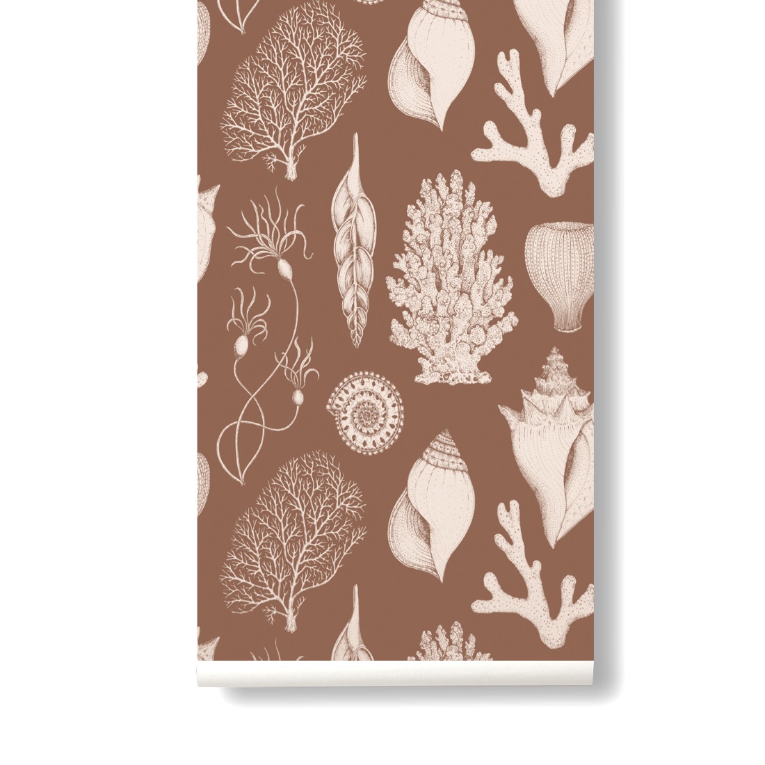 Tapet Shells Katie Scott toffee, Ferm Living