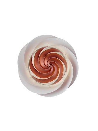 SWIRL Tak-/vägglampa Koppar Medium