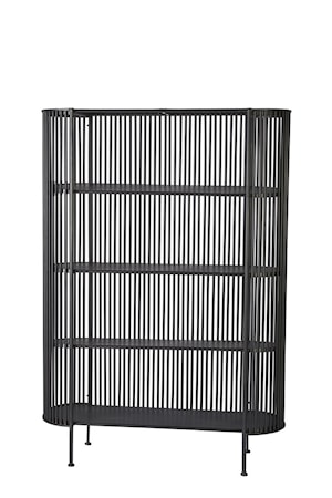 Bryssel Hylla Svart 127x41x180 cm