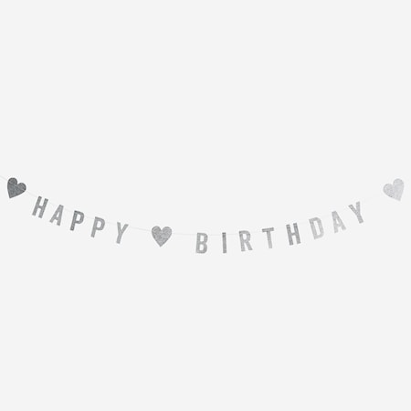 Happy Birthday Glitter Girlang
