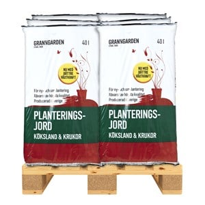 Planteringsjord Granngården 2160 L Pall 54 säckar (Hemleverans)
