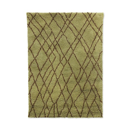Olive Ullmatta Brown zigzag 180x280 cm