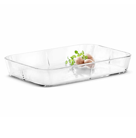 Grand Cru Ugnsfast form Glas Klar 37,7x24,5 cm