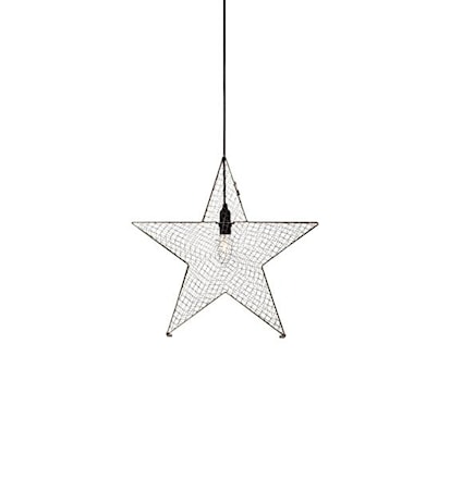 Julstjärna Bynäs i metall 50cm Grå