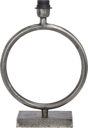 Circle Lampfot Råsilver 54cm