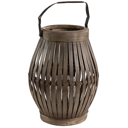 Birdcage lykta - Bamboo vintage
