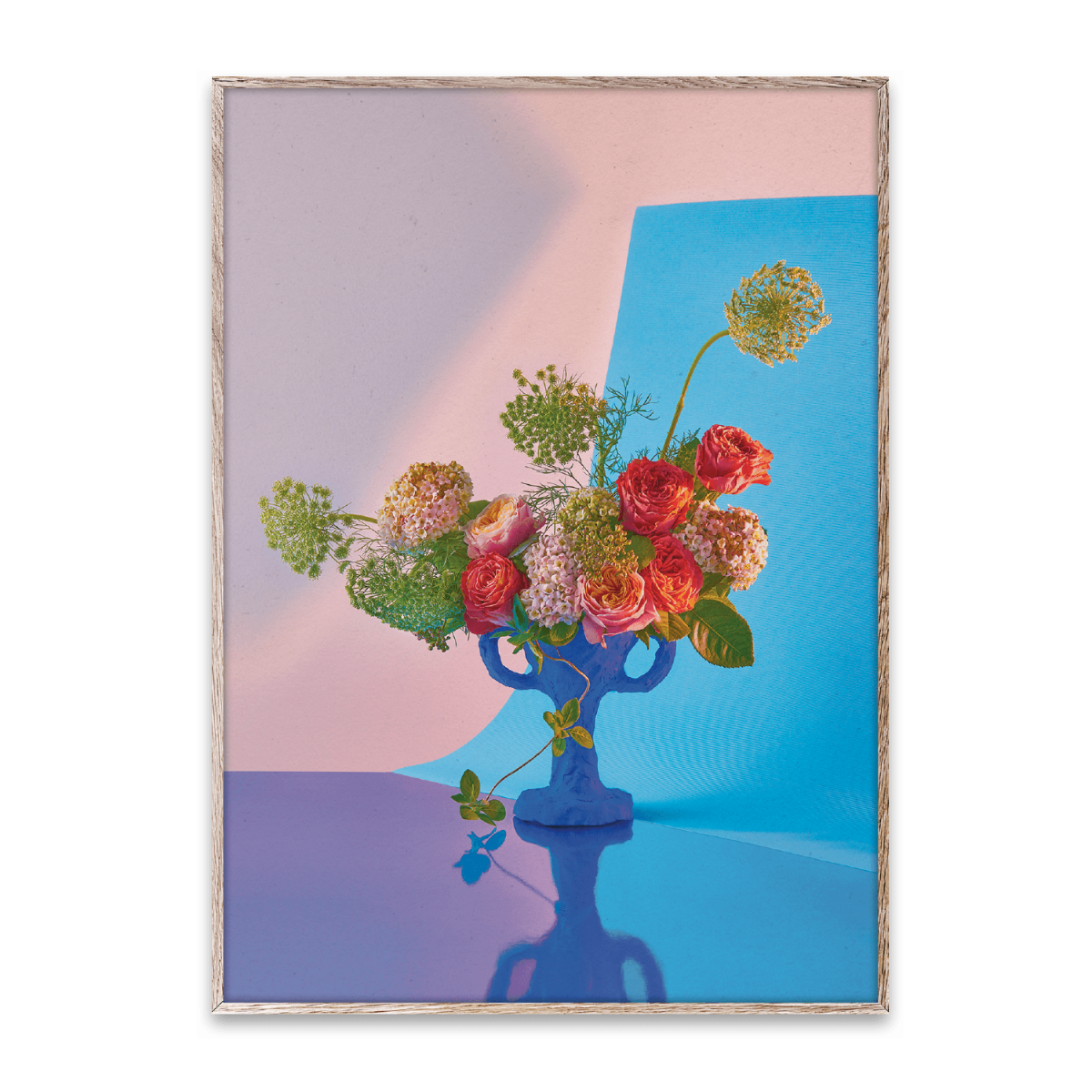 Paper Collective Poster BLOOM 02 Cyan 30x40 cm