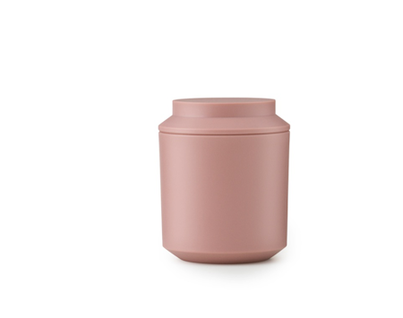 Geo Burk med lock Rosa Ø 8 cm