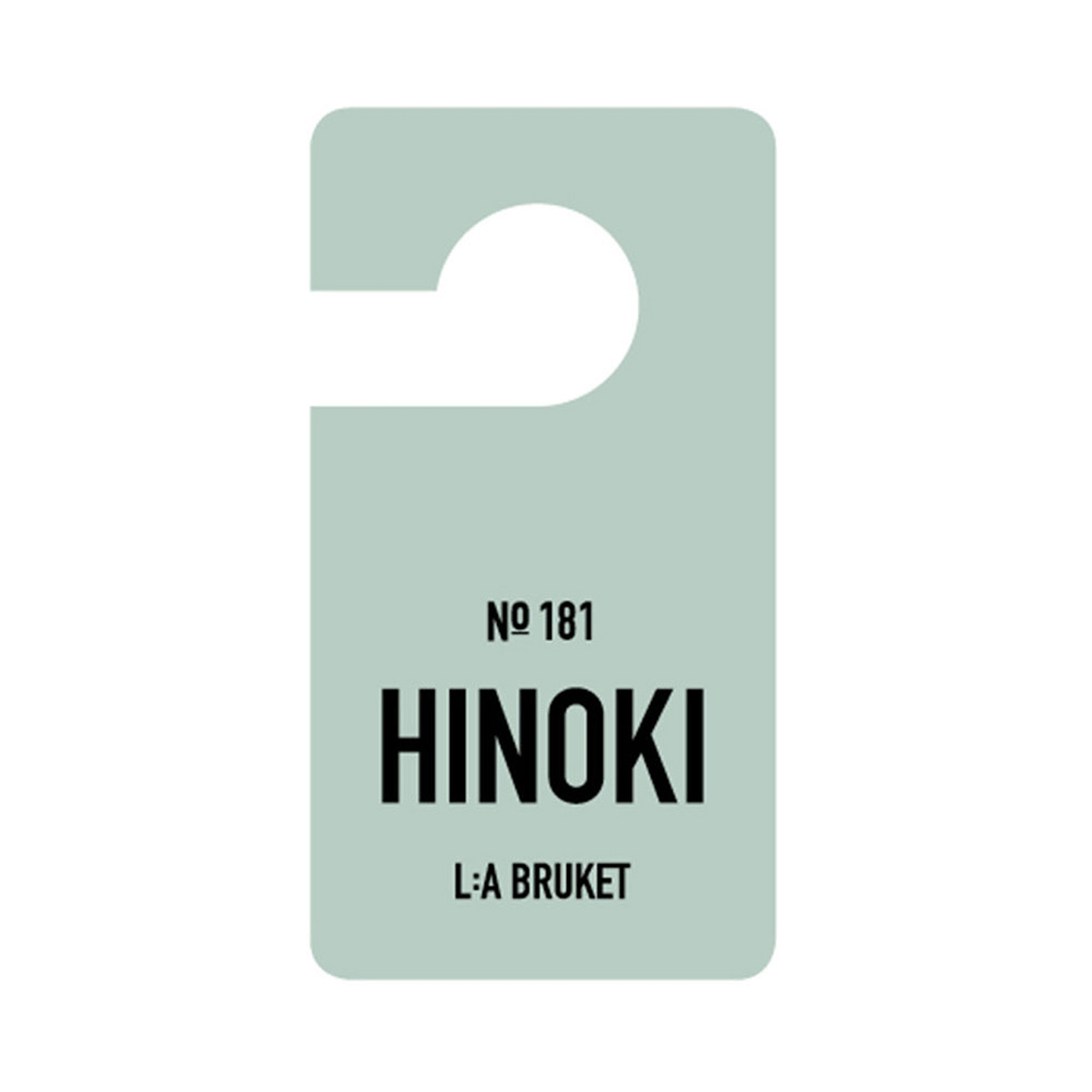 L:a Bruket Fragrance Tag Hinoki