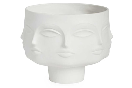 Skål Dora Maar Pedestal Vit