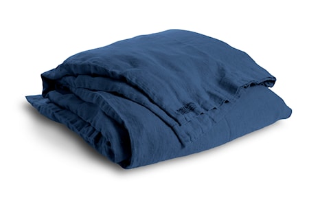 Lovely linen påslakan – Denim blue, 135x200