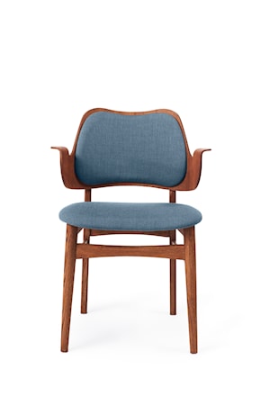Gesture Stol Denim Blue Teak Ek Canvas
