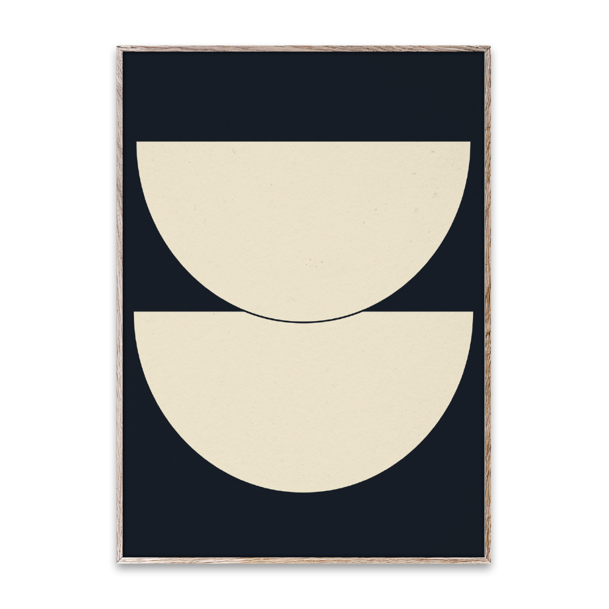 Paper Collective Poster Half Circles I - Blue 30x40 cm