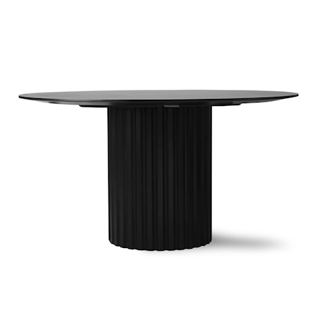 Pillar Matbord Rund Black