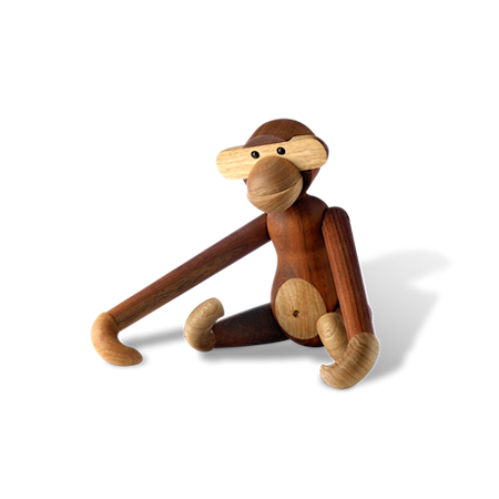 Apa liten teak/limba 20 cm