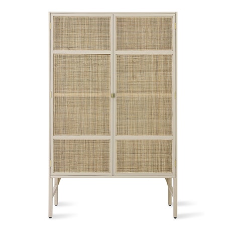 Retro Webbing Clothing Cabinet Sand
