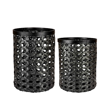 Day Korg Bambu Svart set om 2