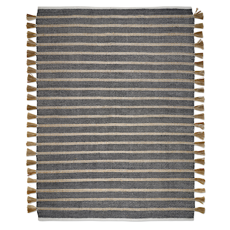 Cochin Matta Svart/Jute 170x230 cm
