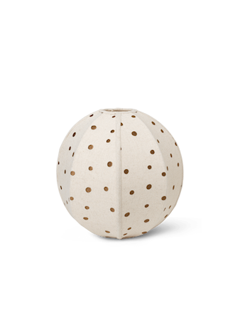 Dots Broderad Textil Lampskärm