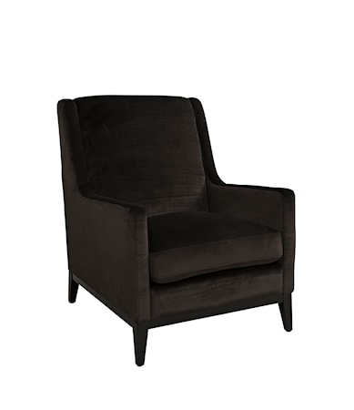 DORSET armchair velvet darkbrown