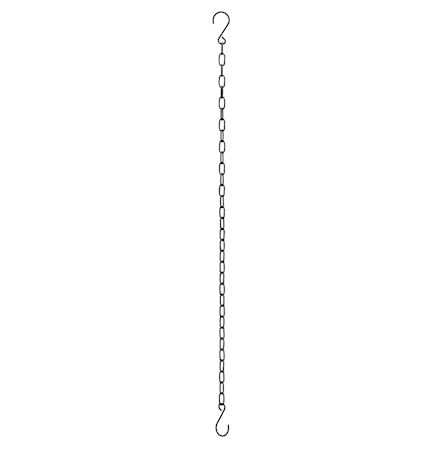 Metall Kedja Mattsvart 80 cm