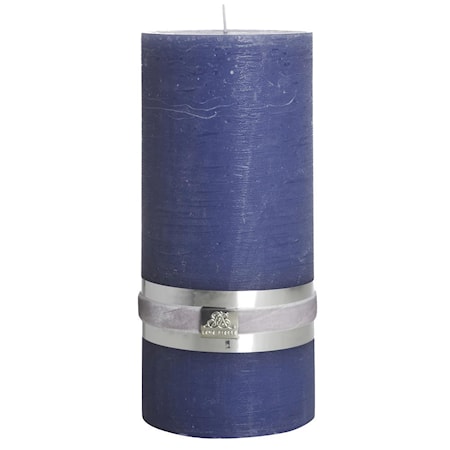 Blockljus Rustic 20 cm Mörkblå