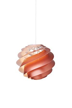 SWIRL 3 Pendel Medium Koppar 40 cm