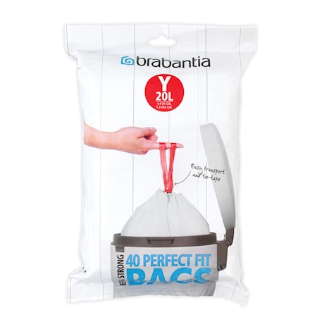 PerfectFit Avfallspåse Y 20L(40 påsar per förpackning)