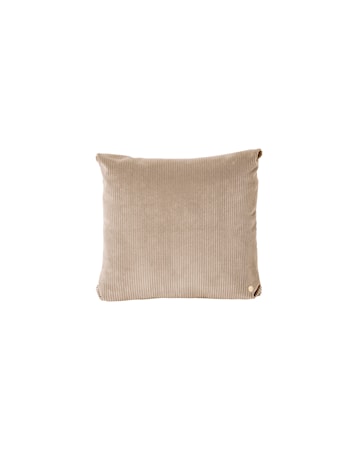 Corduroy Prydnadskudde Beige 45x45 cm