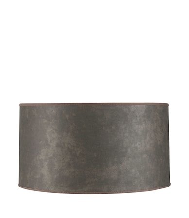 SHADE CYLINDER LARGE Leather Taupe