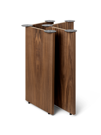 Mingle Wooden Bordsben W48 Walnut Veneer